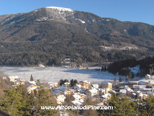 Lago della Serraia in inverno