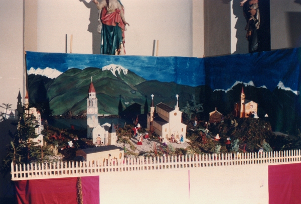 Presepe di Baselga - foto archivio Parrocchia S.Maria Assunta - Baselga