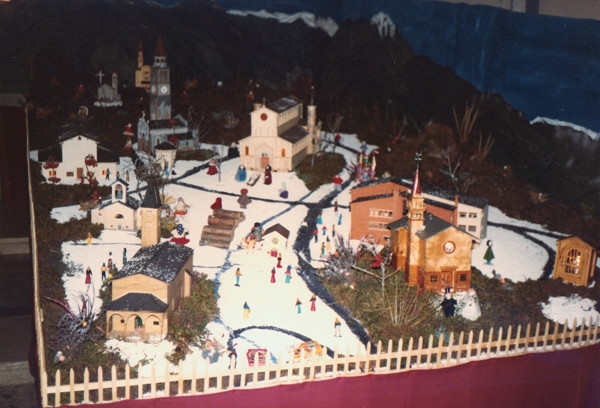 Presepe di Baselga - foto archivio Parrocchia S.Maria Assunta - Baselga