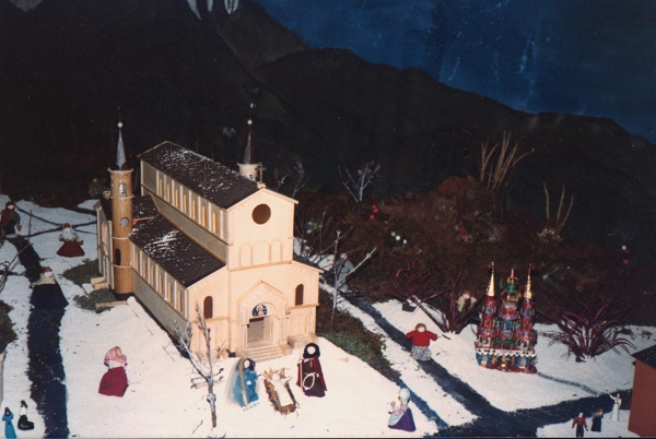 Presepe di Baselga - foto archivio Parrocchia S.Maria Assunta - Baselga