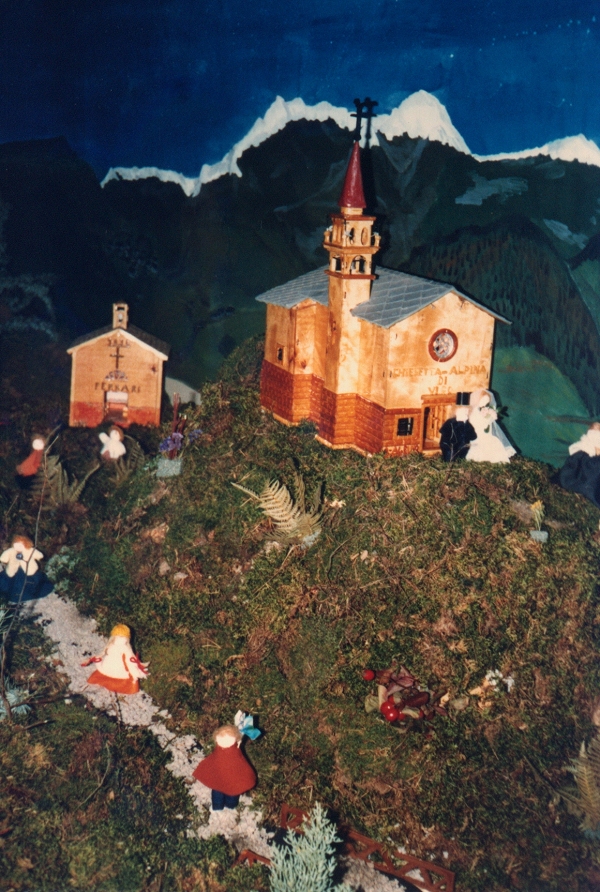 Presepe di Baselga - foto archivio Parrocchia S.Maria Assunta - Baselga