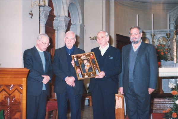 Il quadro dono della comunitá - foto archivio Parrocchia S.Maria Assunta - Baselga