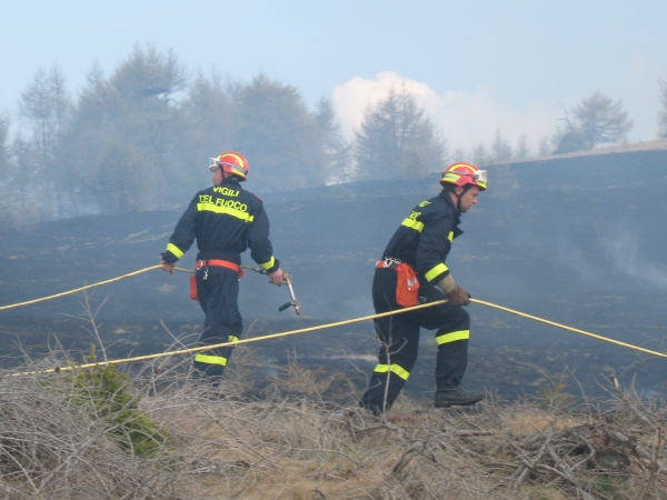 Il lavoro dei Vigili del Fuoco Volontari