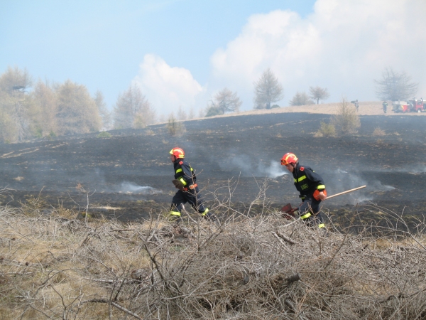 Il lavoro dei Vigili del Fuoco Volontari