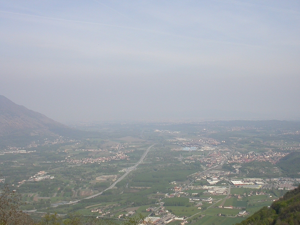 Il panorama che si vede - foto Bruno Ioriatti