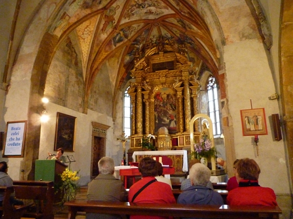 Visita alla Antica Pieve di Baselga - foto Lucio Visentin 