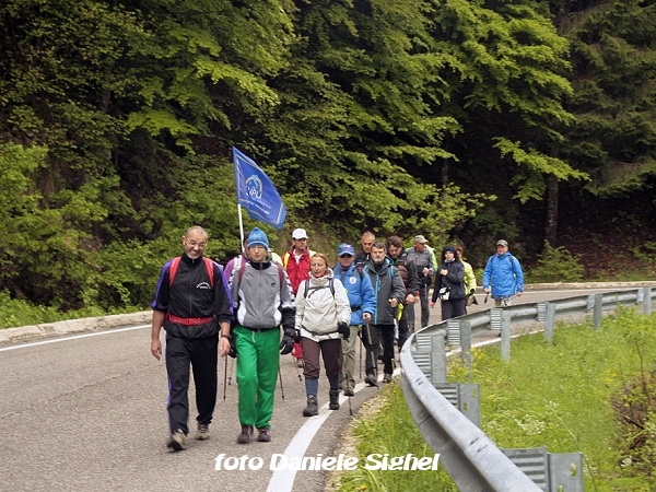 Pellegrinaggio Monte Berico-Piné 2013 - sabato verso il passo Vezzena - foto Daniele Sighel