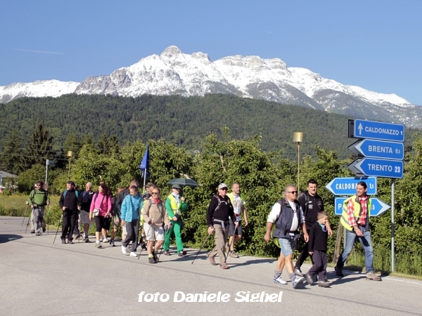 Pellegrinaggio Monte Berico-Piné 2013 - domenica mattina a Caldonazzo - foto Daniele Sighel