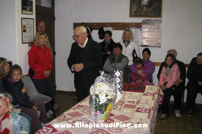 Compleanno don Giovanni Avi - Sternigo aprile 2015