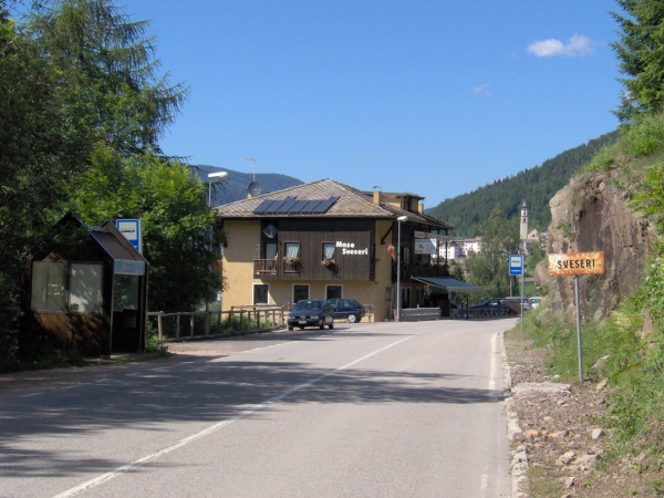 Panorama dell'abitato di Sveseri