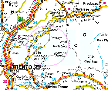 Cartina geografica di Pin