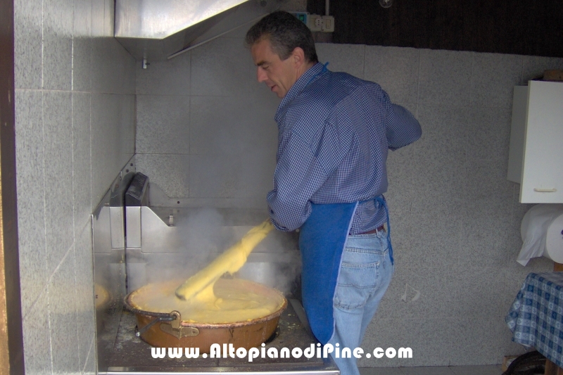 Preparazione della polenta