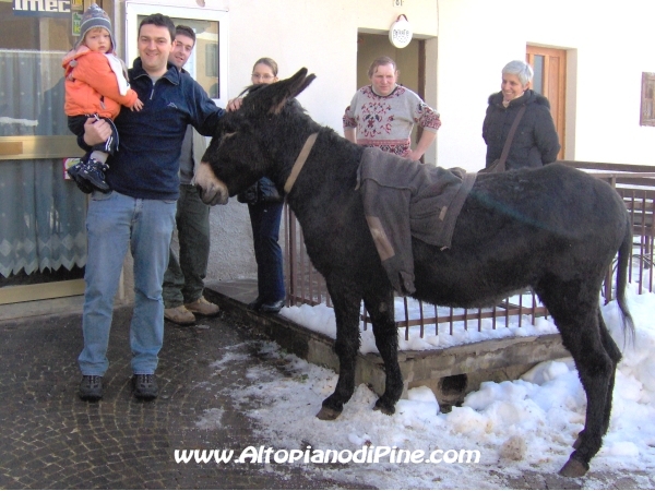 Giuliano e Nicola con l'Asinello