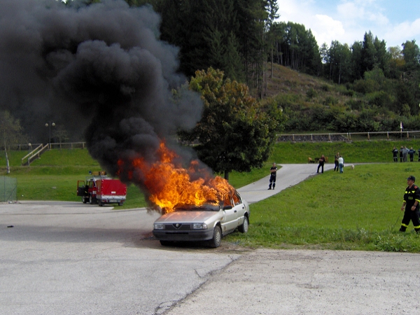 Incendio d'auto