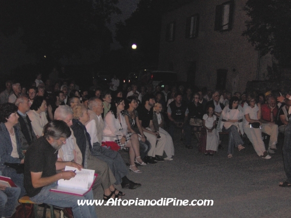 La gente che ha partecipato alla serata