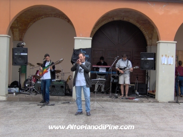 Una band musicale per allietare gli spettatori e gli atleti durante le pause
