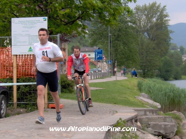 Un altro atleta in gara