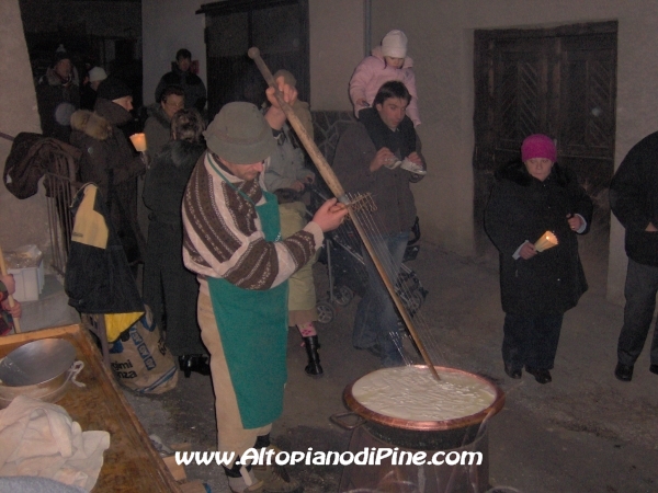 Preparazione del formaggio