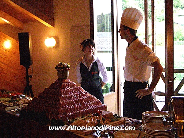 Alcuni dei dipendenti Risto3 che hanno preparato la cena