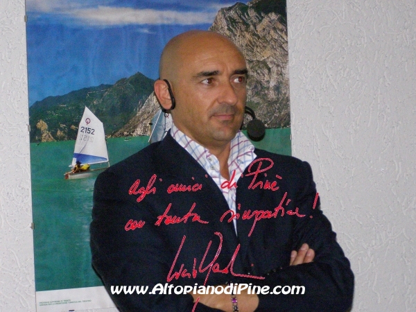 La dedica e l'autografo di Lucio Gardin