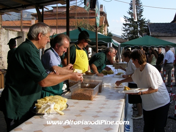 La distribuzione della cena