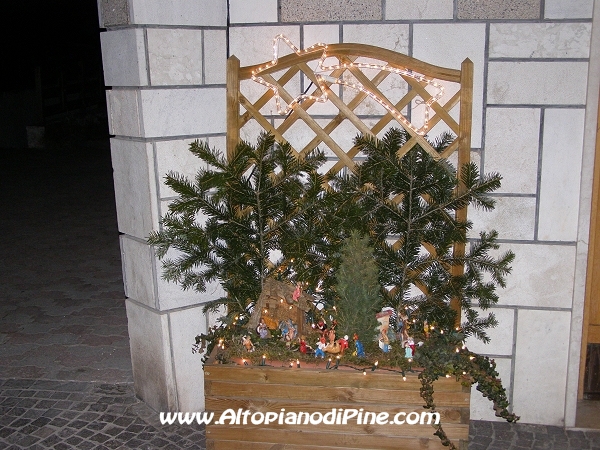 Presepe di Baselga nei pressi del Panificio Anesi