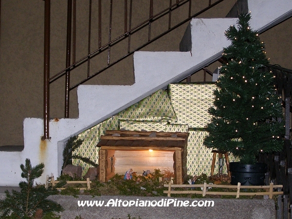 Presepe di Baselga nei pressi del Lago della Serraia