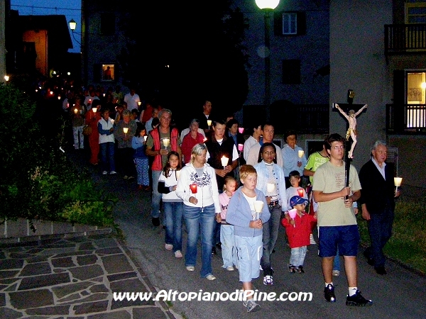 Momenti della fiaccolata