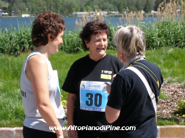 Due atlete in gara per l'individuale intervistate da una giornalista del Trentino
