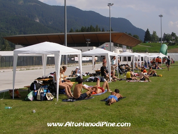 Momenti di relax per i giocatori