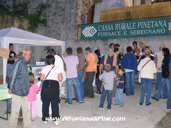 La gente presente alla manifestazione