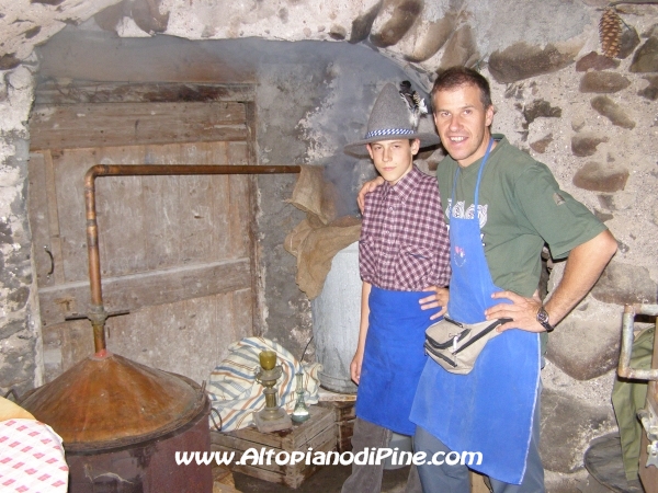 Alambicco pe produzione di grappa