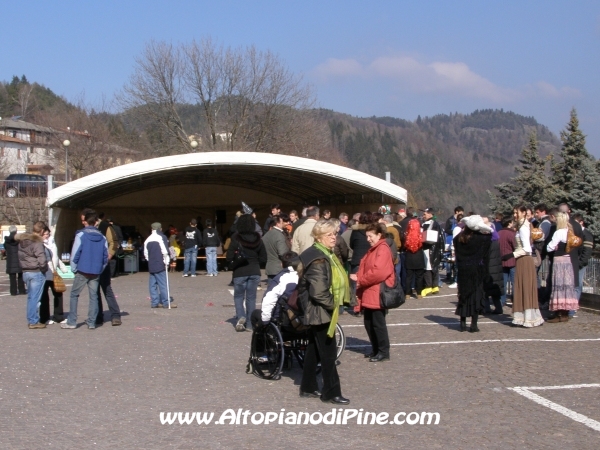 Il tendone del carnevale di Montagnaga