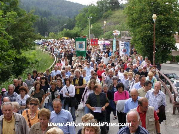 I fedeli in processione