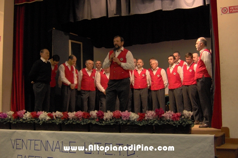 Il Coro Costalta che ha allietato il pomeriggio con qualche canto 