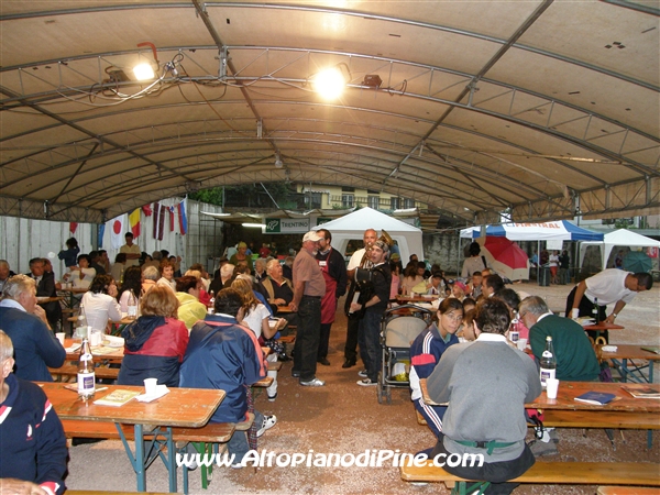 La pioggia che ha rovinato in parte la sagra