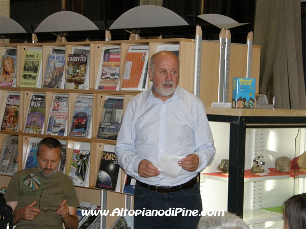 Il sindaco di Baselga di Piné Sergio Anesi presenta l'iniziativa
