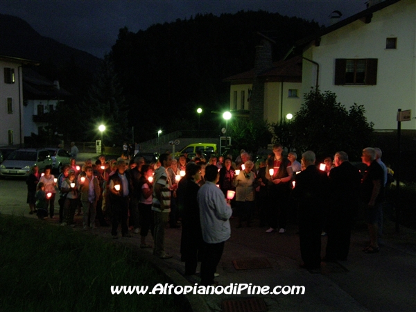 Momenti della fiaccolata