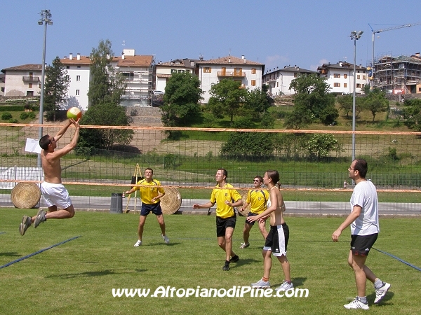 Una delle partite giocate - GreenVolley edizione 2008