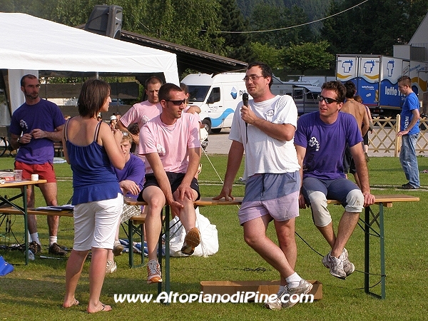 La premiazione del 4°  Green Volley edizione 2008