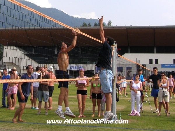 Momenti della finale maschile - Green Volley edizione 2008