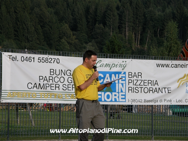 Ugo Grisenti, speaker della manifestazione