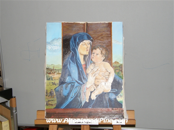 Una delle opere esposte