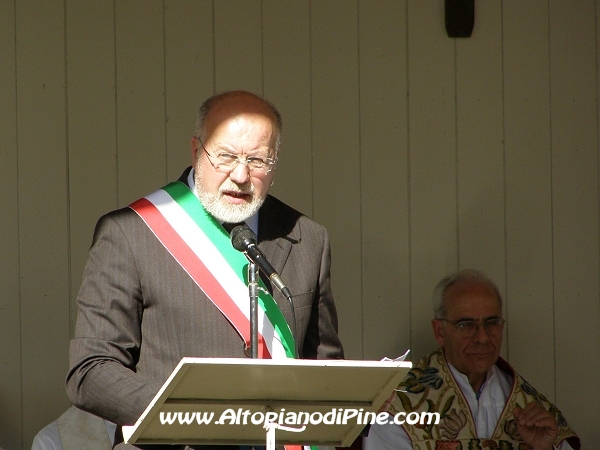 Festa Patronale Madonna di Piné 2008 - discorso del Sindaco di Baselga Sergio Anesi