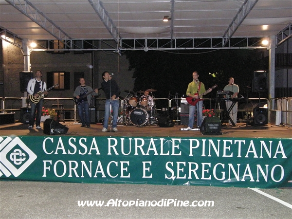 Una band che ha allietato la serata di Piné  sotto le stelle 2008 - 20 agosto 2008 
