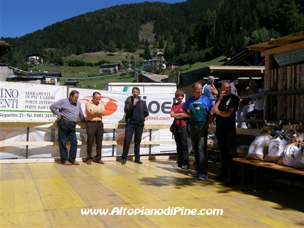 Momenti della premiazione