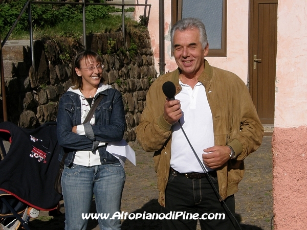 Mario il maestro del Coro Santa Giuliana di Sternigo