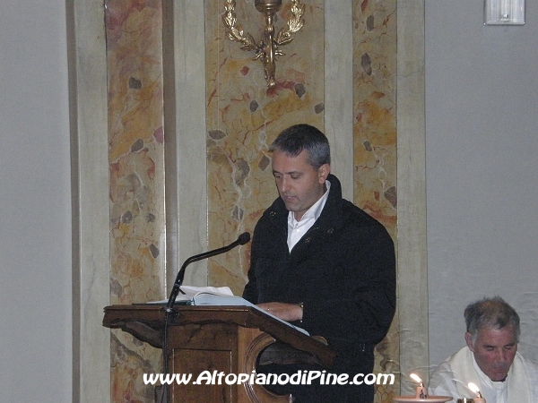 Il saluto del consiglio pastorale parrocchiale