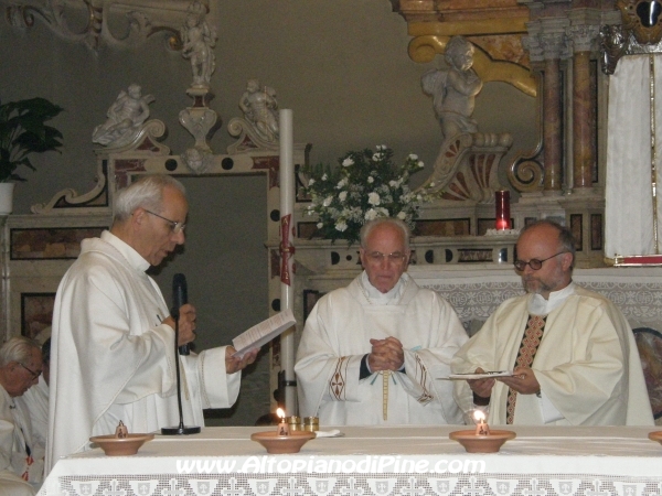 La consegna delle chiavi della chiesa santuario