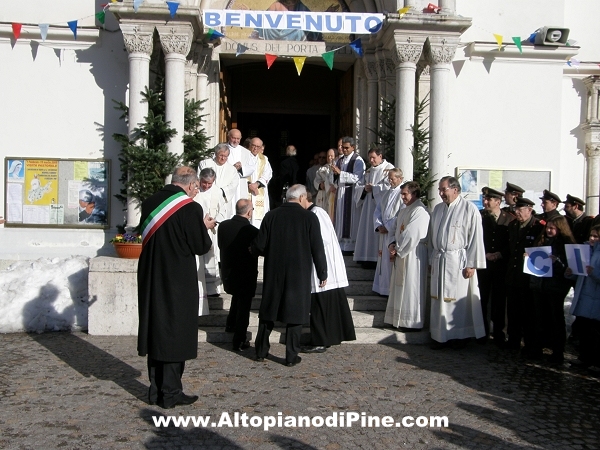L'accoglienza da parte dei parroci del pinetano